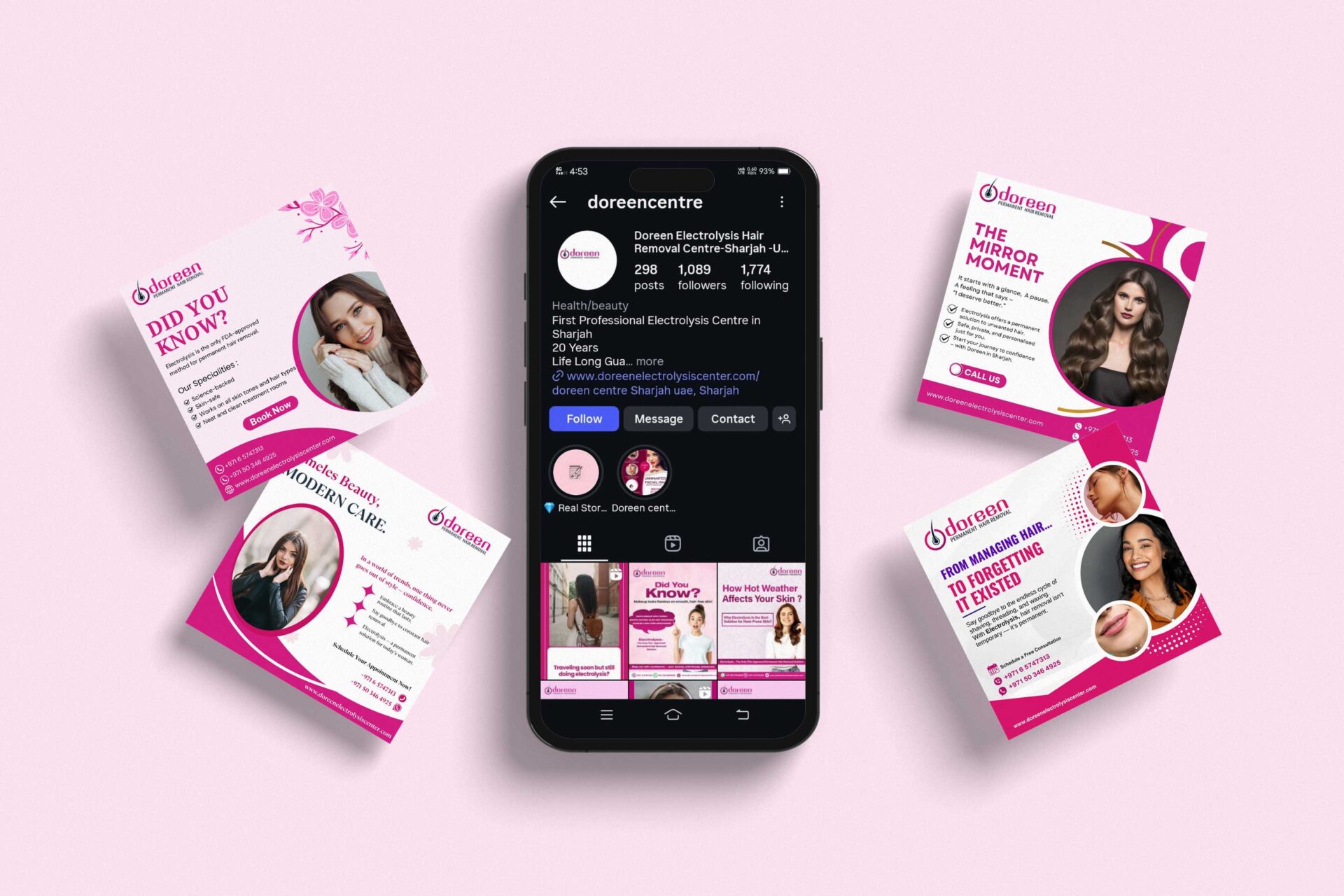 Doreen Electrolysis Centre – Empowering Confidence Through Digital Connections