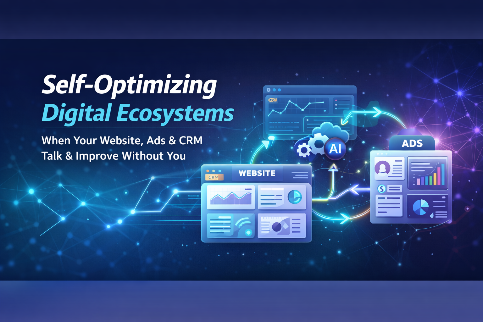 Self-Optimizing Digital Ecosystems: When Your Website, Ads & CRM Talk & Improve Without You