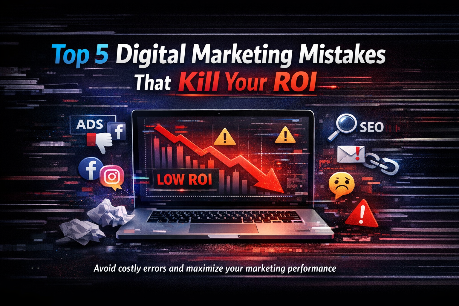 Top 5 Digital Marketing Mistakes That Kill Your ROI