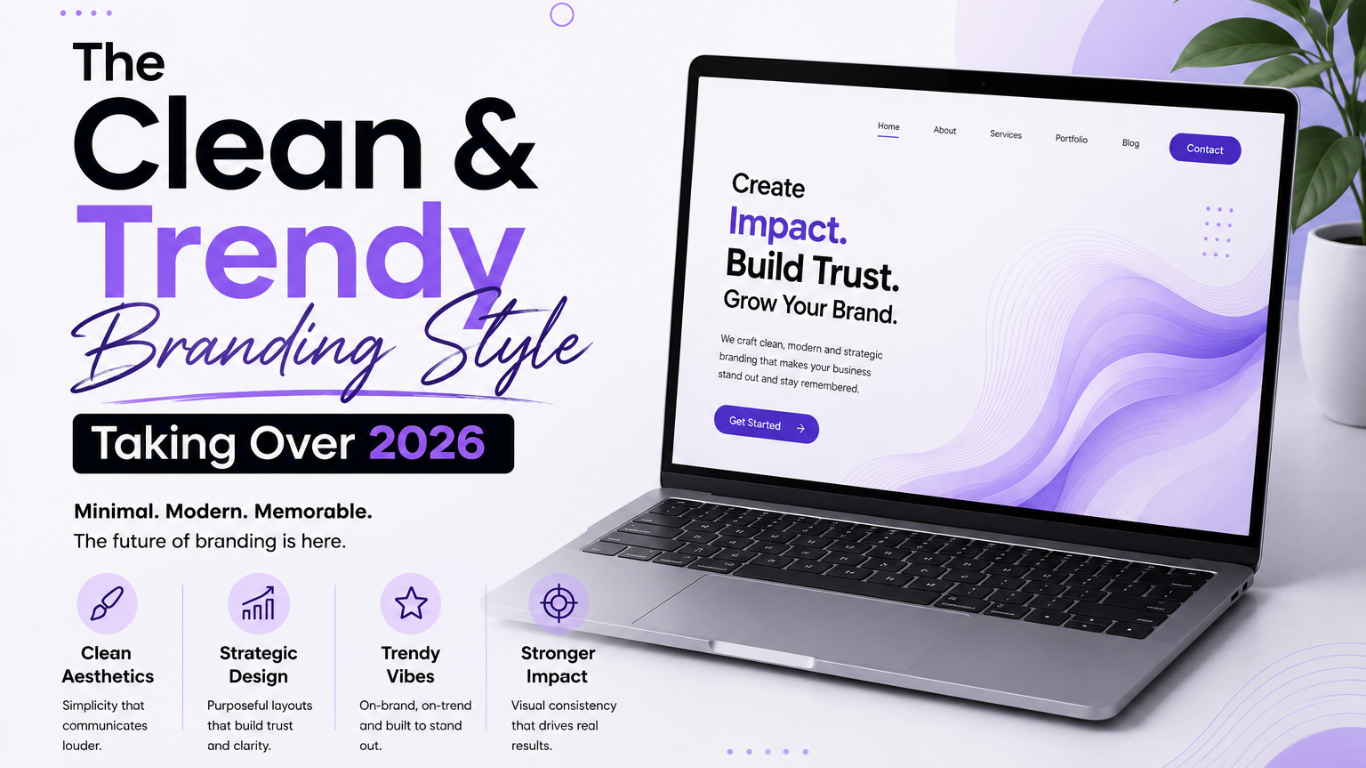 The Clean & Trendy Branding Style Taking Over 2026
